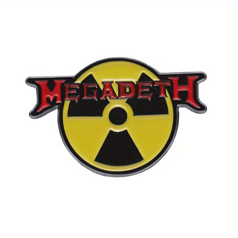 Megadeth Nuclear Radiation Enamel Pin