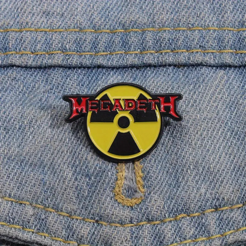 Megadeth Nuclear Radiation Enamel Pin