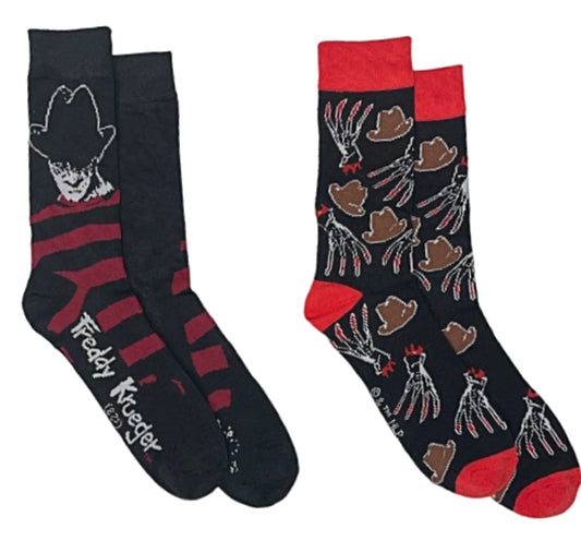 Freddy Krueger Socks 2 pair - Nightmare on Elm Street