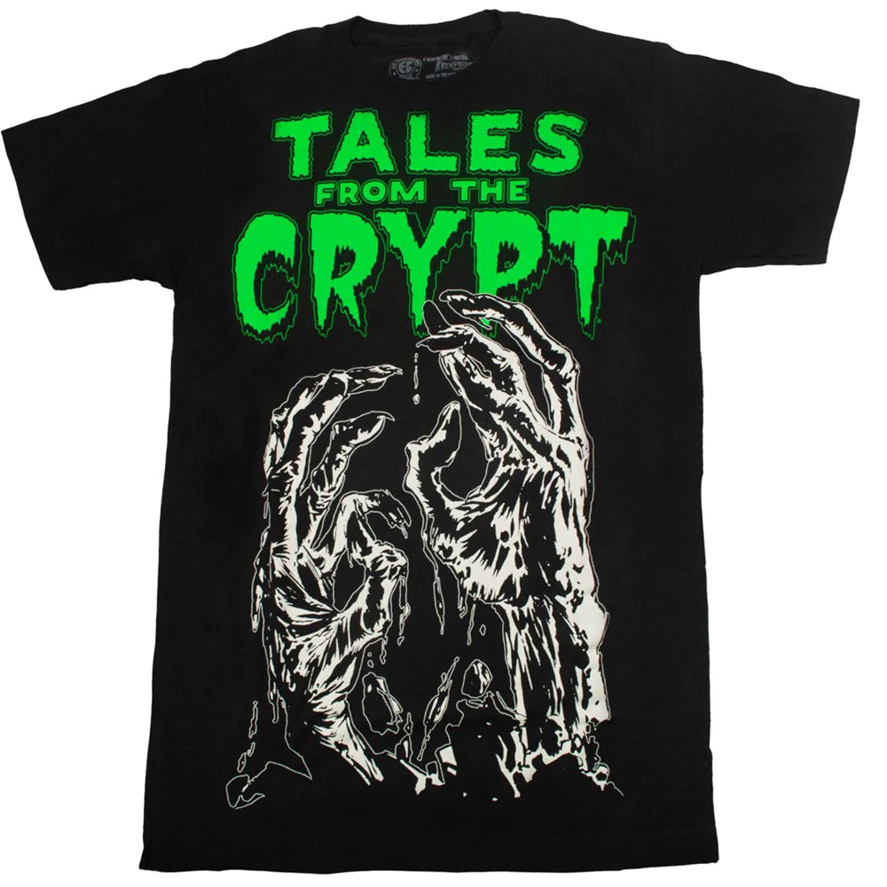 Tales From The Crypt Glow Hands Tshirt
